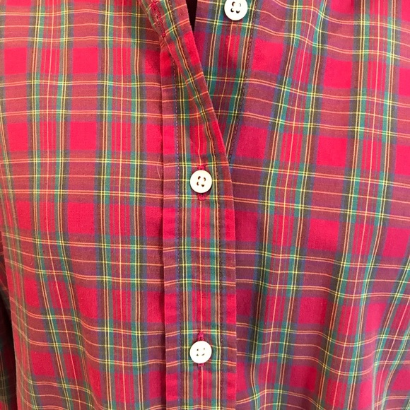 Lands End Plaid Shirt - Picture 5 of 8